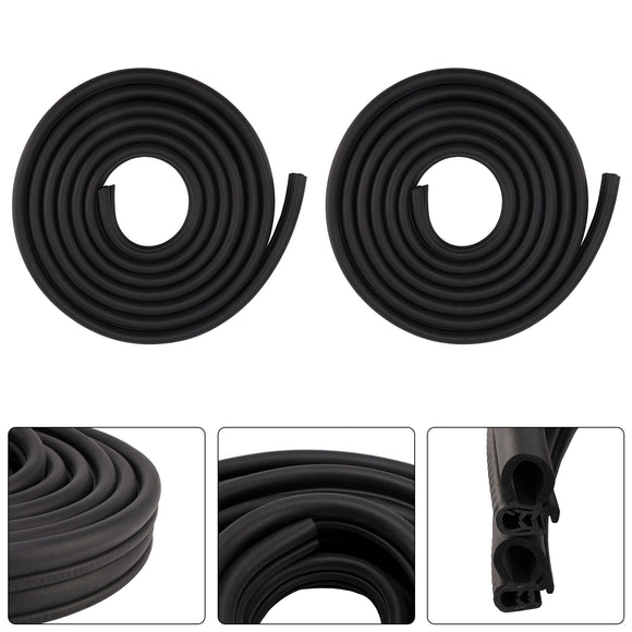 2X 13.5 Ft Door Rubber Weatherstrip Seal For Peterbilt 359 370 377 379 380 1986-2007