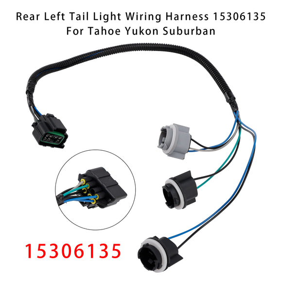 Kabelbaum für Rücklicht hinten links 15306135 für Tahoe Yukon Suburban 2000–2006