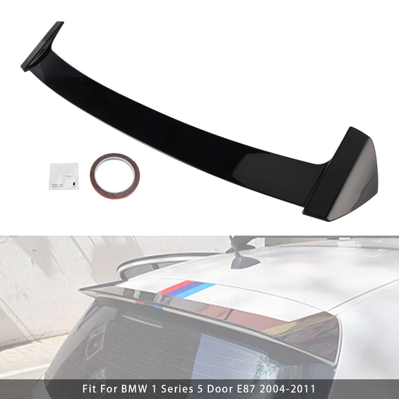 Glanzend Zwart Dakspoiler Kofferbak Vleugel Voor BMW 1 Serie E81 E87 2004-2011