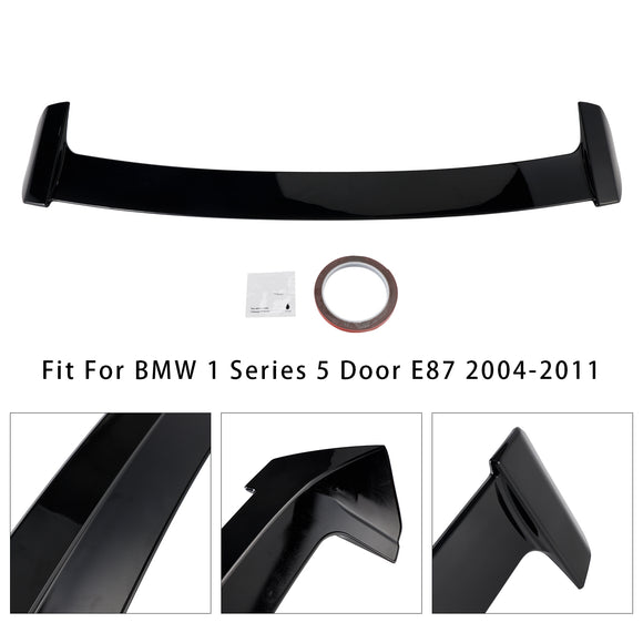 Glanzend Zwart Dakspoiler Kofferbak Vleugel Voor BMW 1 Serie E81 E87 2004-2011