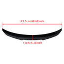 Glanzend zwarte achterspoiler voor BMW 2-serie F22 F87 14-21 Coupe PSM-stijl-8