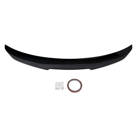 Glanzend zwarte achterspoiler voor BMW 2-serie F22 F87 14-21 Coupe PSM-stijl