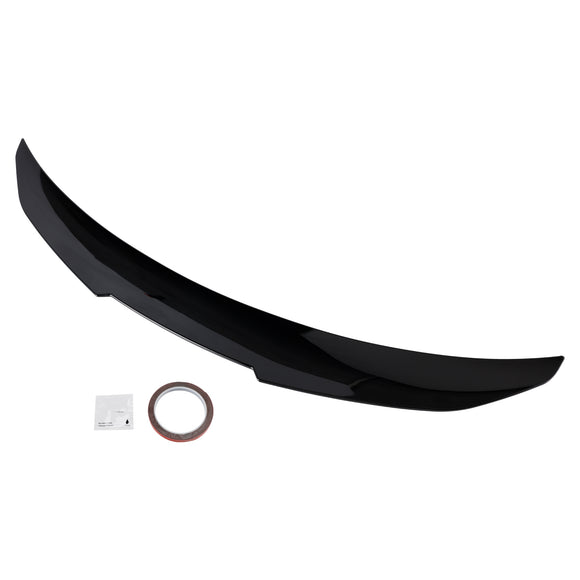 Glanzend zwarte achterspoiler voor BMW 2-serie F22 F87 14-21 Coupe PSM-stijl