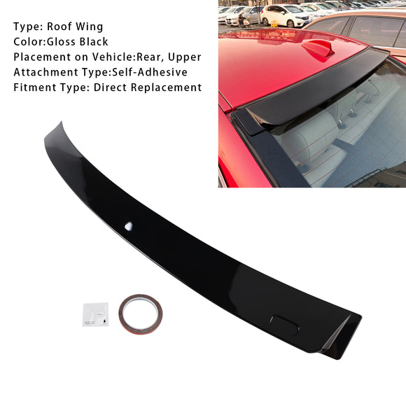 Gloss Black Rear Roof Spoiler Window Wing For BMW 3 Series E90 2005-2012