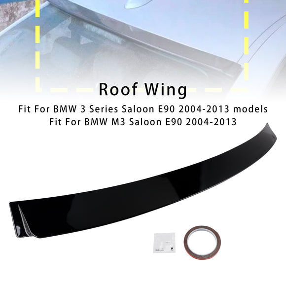 Gloss Black Rear Roof Spoiler Window Wing For BMW 3 Series E90 2005-2012
