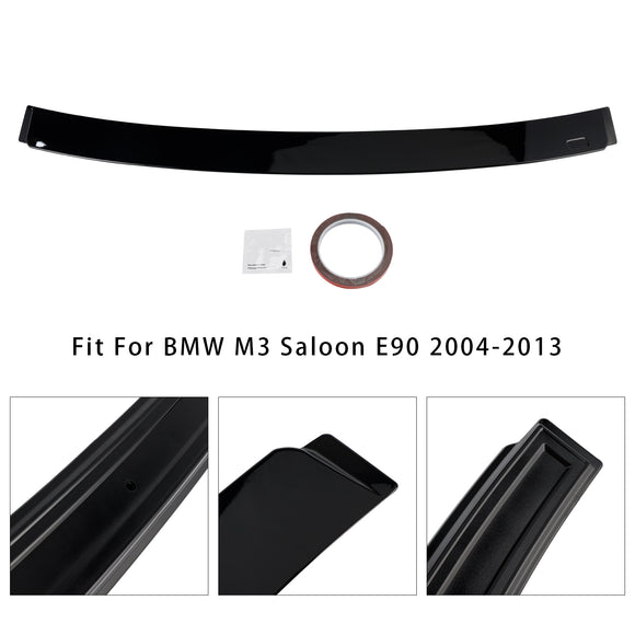 Gloss Black Rear Roof Spoiler Window Wing For BMW 3 Series E90 2005-2012
