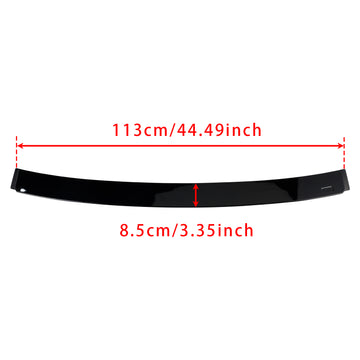 2004-2013 BMW 3 Series E90 Gloss Black Rear Roof Spoiler Window Wing - 0