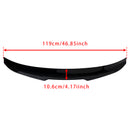 Alerón trasero para maletero, color negro brillante, para BMW Serie 3, E92, 06-13, estilo Coupe PSM-8