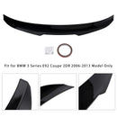 Alerón trasero para maletero, color negro brillante, para BMW Serie 3, E92, 06-13, estilo Coupe PSM-7