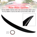 Gloss Black Rear Boot Spoiler For BMW 3 Series E93 Convertible 2007-2013-3