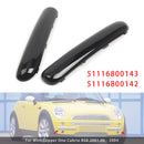 Pair Front Bumper Trim Set For Mini One Cooper R50/R52/R53 2001-2004 Glossy Black-1