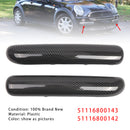Paar Frontstoßstangen-Zierleisten-Set für Mini One Cooper R50/R52/R53 2001–2004, Kohlefaser-3