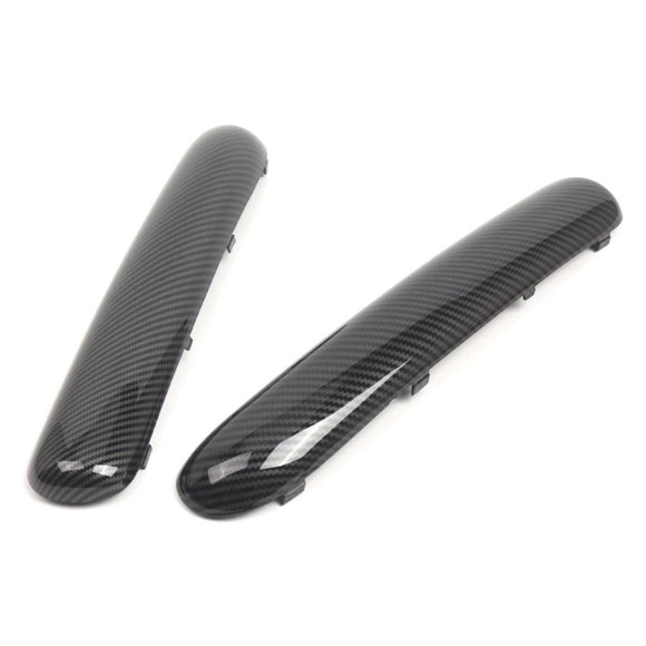 Paar Frontstoßstangen-Zierleisten-Set für Mini One Cooper R50/R52/R53 2001–2004, Kohlefaser