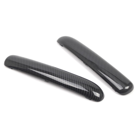 Paar Frontstoßstangen-Zierleisten-Set für Mini One Cooper R50/R52/R53 2001–2004, Kohlefaser