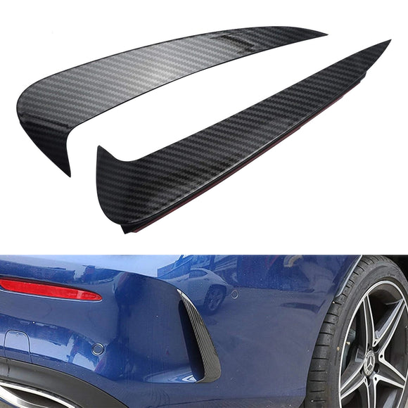 Cubierta de ventilación trasera con aspecto de fibra de carbono para Mercedes-Benz Clase C W205 C43 C63 2014-2019