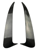 Cubierta de ventilación trasera con aspecto de fibra de carbono para Mercedes-Benz Clase C W205 C43 C63 2014-2019-7