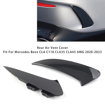 Carbon Look Achterventilatierooster Voor Benz CLA C118 CLA45 AMG 2020+ - 0