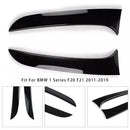 Gloss Black Pair Rear Window Side Wing Spoiler For BMW 1 Series F20 F21 2012-2019-5