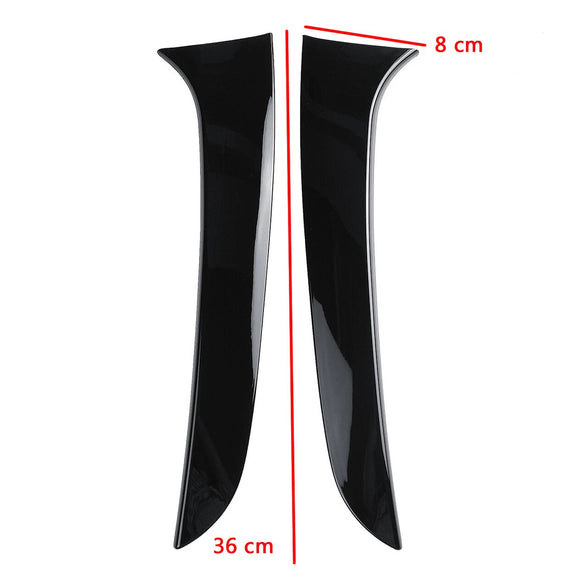 Gloss Black Pair Rear Window Side Wing Spoiler For BMW 1 Series F20 F21 2012-2019