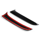 Gloss Black Pair Rear Window Side Wing Spoiler For BMW 1 Series F20 F21 2012-2019-12