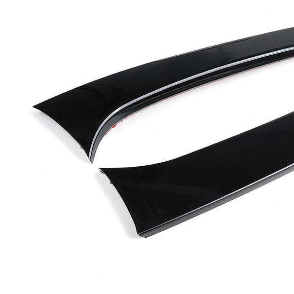 Gloss Black Pair Rear Window Side Wing Spoiler For BMW 1 Series F20 F21 2012-2019