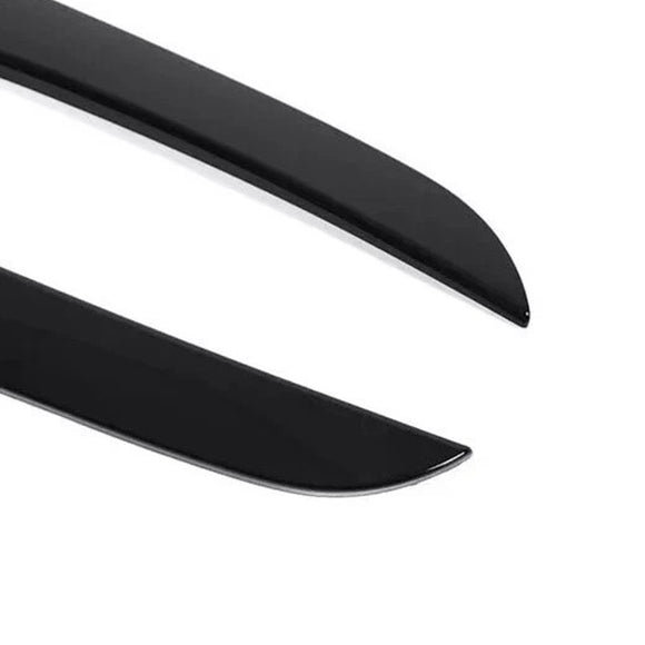 Gloss Black Pair Rear Window Side Wing Spoiler For BMW 1 Series F20 F21 2012-2019