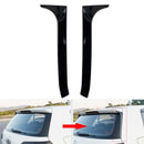 VW Golf MK6 GTI 2008-2013 Gloss Black Pair Rear Window Side Wing Spoiler-1