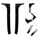 VW Golf MK6 GTI 2008-2013 Gloss Black Pair Rear Window Side Wing Spoiler-5