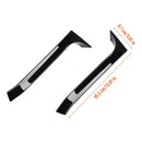 VW Golf MK6 GTI 2008-2013 Gloss Black Pair Rear Window Side Wing Spoiler-2