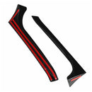VW Golf MK6 GTI 2008-2013 Gloss Black Pair Rear Window Side Wing Spoiler-6