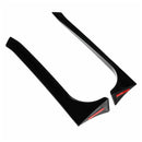 VW Golf MK6 GTI 2008-2013 Gloss Black Pair Rear Window Side Wing Spoiler-7