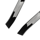 VW Golf MK6 GTI 2008-2013 Gloss Black Pair Rear Window Side Wing Spoiler-9