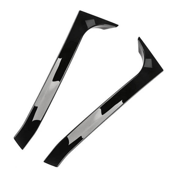 VW Golf MK6 GTI 2008-2013 Gloss Black Pair Rear Window Side Wing Spoiler
