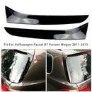 Glanzend zwart paar achterruit zijvleugelspoiler voor VW Passat B7 Wagon 11-15-4