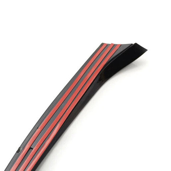 Glanzend zwart paar achterruit zijvleugelspoiler voor VW Passat B7 Wagon 11-15