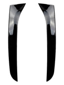 Glanzend zwart paar achterruit zijvleugelspoiler voor VW Passat B7 Wagon 11-15-10