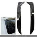 Par de alerón lateral de ventana trasera negro brillante para VW Tiguan MK1 07-16-1