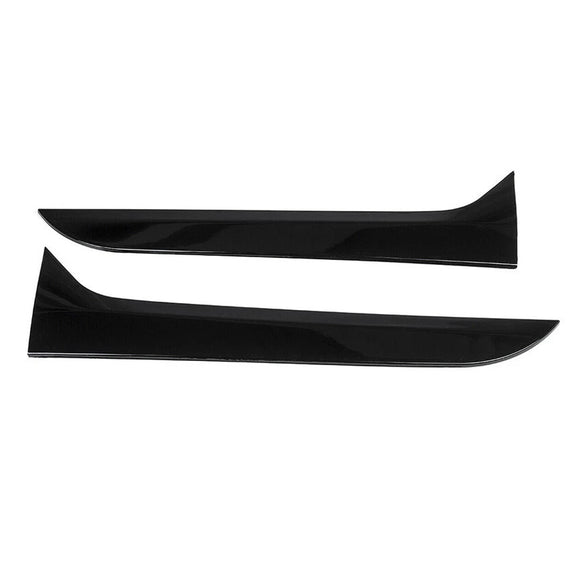 Par de alerón lateral de ventana trasera negro brillante para VW Tiguan MK1 07-16