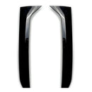 Par de alerón lateral de ventana trasera negro brillante para VW Tiguan MK1 07-16-11