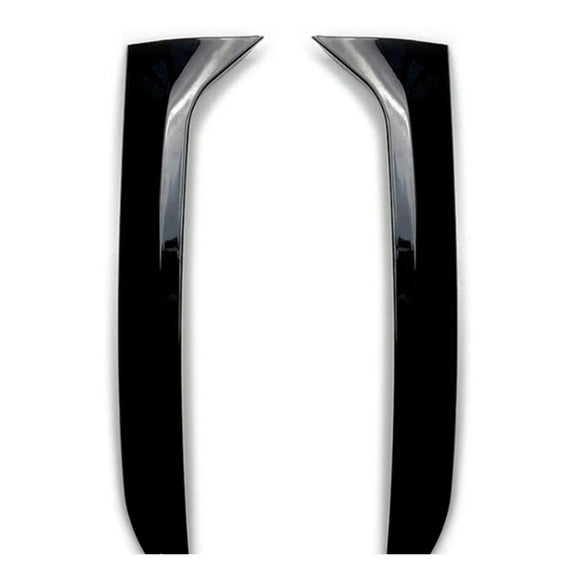 Par de alerón lateral de ventana trasera negro brillante para VW Tiguan MK1 07-16