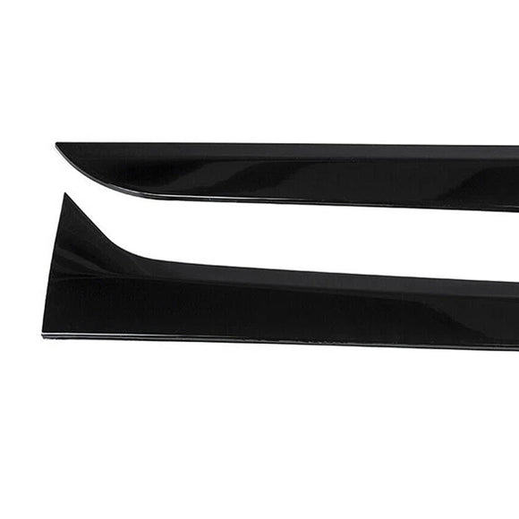 Par de alerón lateral de ventana trasera negro brillante para VW Tiguan MK1 07-16