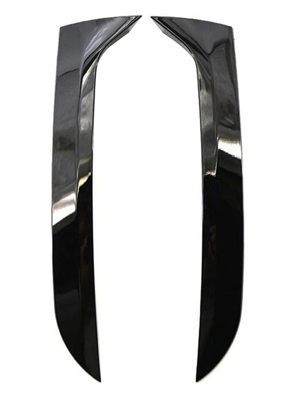 Par de alerón lateral de ventana trasera negro brillante para VW Tiguan MK1 07-16