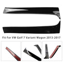 Glanzend Zwart Paar Achterruit Zijvleugelspoiler Voor VW Golf 7 Variant Wagon 13-17-5