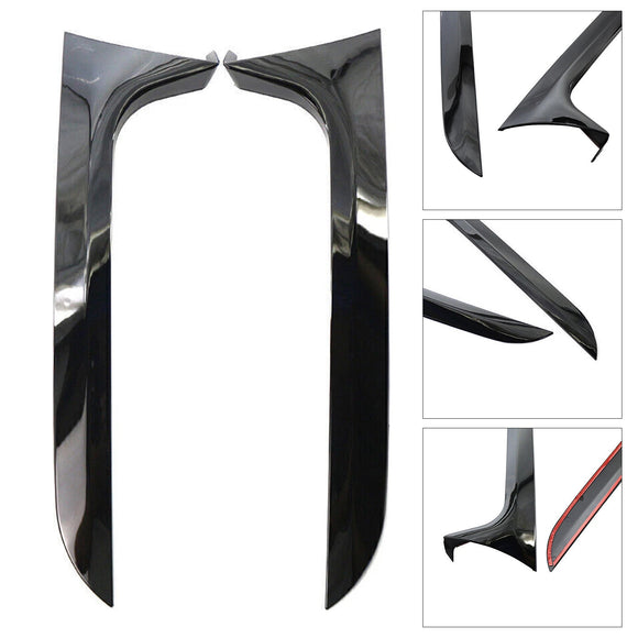 2012-2018 Audi A6 C7 Avant / Allroad Gloss Black Pair Rear Window Side Wing Spoiler