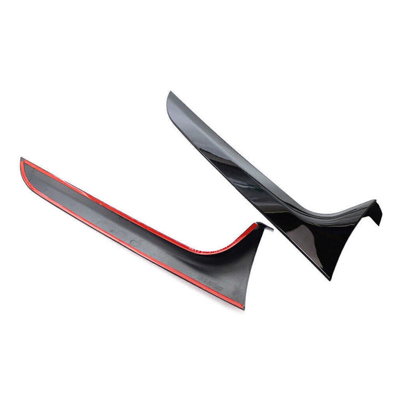 2012-2018 Audi A6 C7 Avant / Allroad Gloss Black Pair Rear Window Side Wing Spoiler