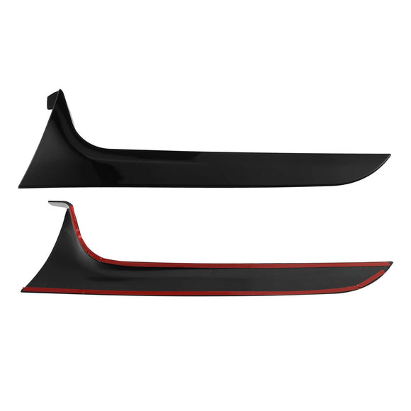 2012-2018 Audi A6 C7 Avant / Allroad Gloss Black Pair Rear Window Side Wing Spoiler
