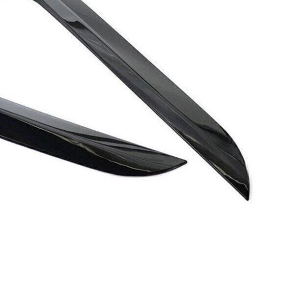 2012-2018 Audi A6 C7 Avant / Allroad Gloss Black Pair Rear Window Side Wing Spoiler