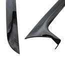 2012-2018 Audi A6 C7 Avant / Allroad Gloss Black Pair Rear Window Side Wing Spoiler-10
