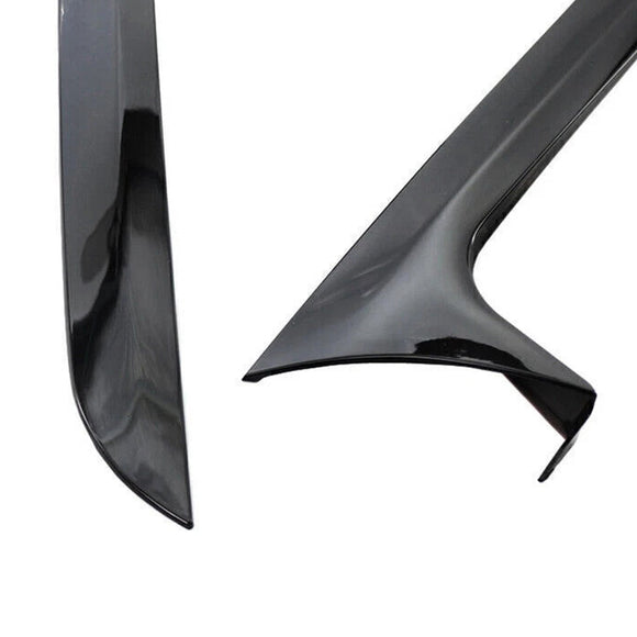 2012-2018 Audi A6 C7 Avant / Allroad Gloss Black Pair Rear Window Side Wing Spoiler