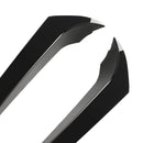 Par de alerón lateral de ventana trasera negro brillante para BMW X3 F25 2011-2017-7